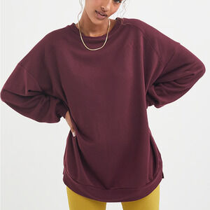 For Love And Lemons Burgundy Sweatshirt